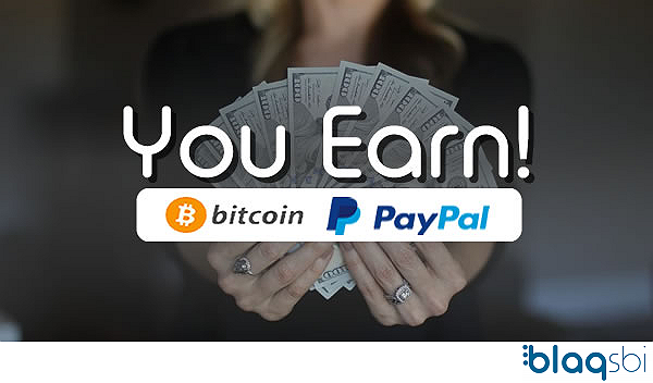 Blaqsbi | Post: Earn Bitcoins and PayPal Credit Join to Start Earning Now