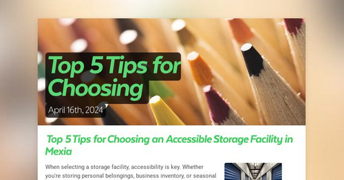 Top 5 Tips for Choosing  | Smore Newsletters