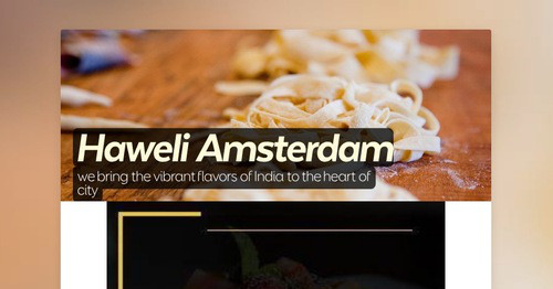 Haweli Amsterdam | Smore Newsletters