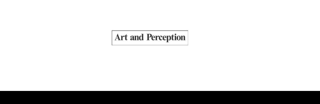 ART AND PERCEPTION Cover Image