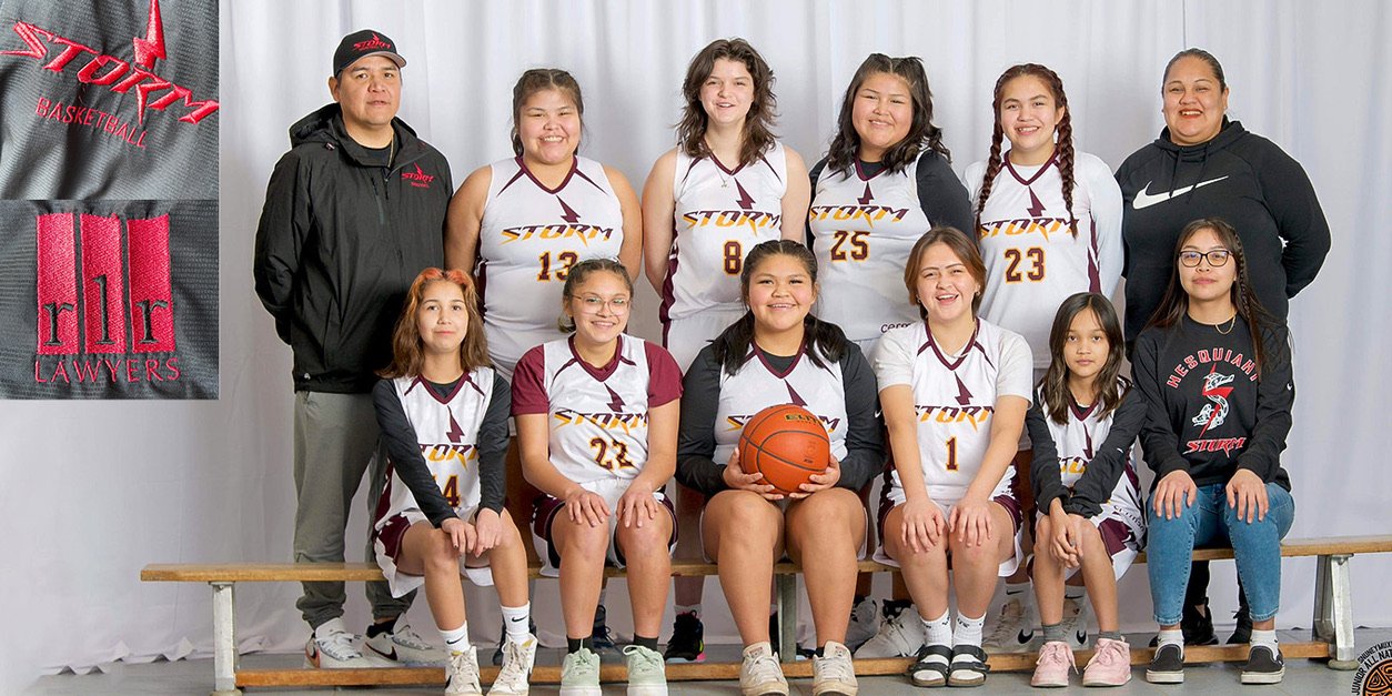 Proud to Support the Hesquiaht Storm U17 Girls Basketball Team! - RLR Lawyers